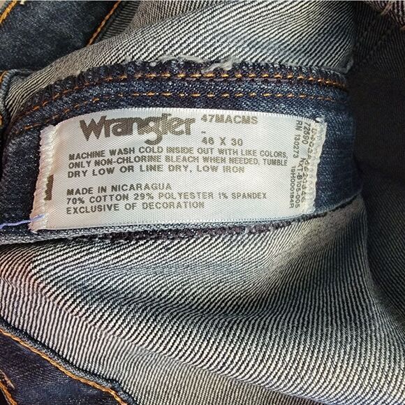WRANGLER MEN'S PREMIUM PERFORMANCE ADVANCED COMFORT JEANS 46x30 - Picture 11 of 14